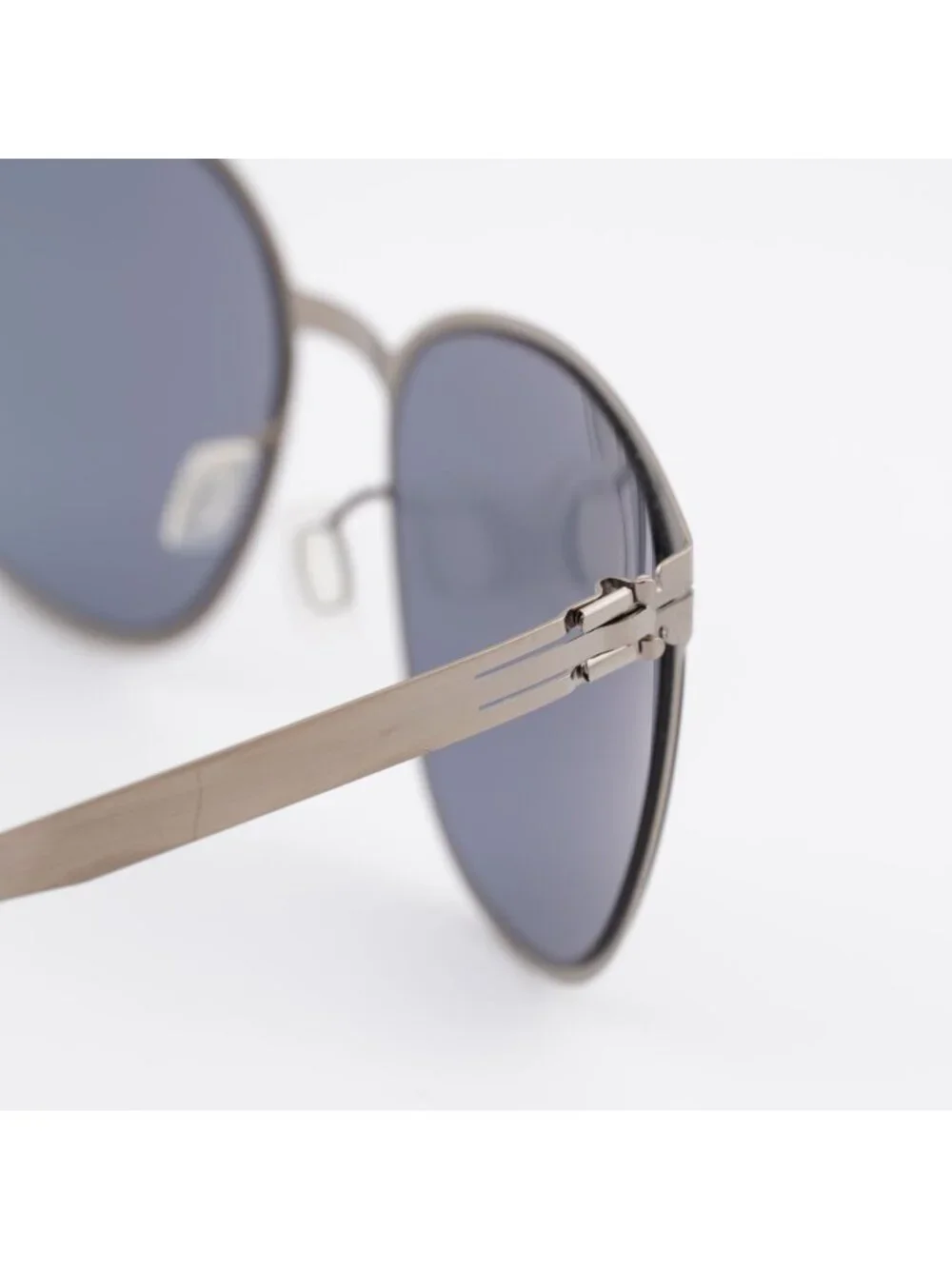 Ic! Berlin ANDREA R. M1444 030 Sunglasses Bronze Round Frame, Mirror Lenses